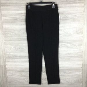 Vince Camuto Black Elastic Waistband Trousers XSP